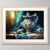 Pastel tekening Stilleven Vessel Stof Poster