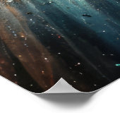 Pastel Tekening Trouwjurk op Hanger Poster (Hoek)