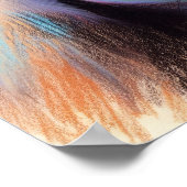 Pastel Tekening van een Franse Bulldog II Poster (Hoek)