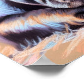 Pastel Tekening van een Franse Bulldog III Poster (Hoek)