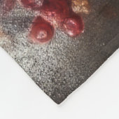 Pastel Tekening van een Kerst Whimsical Fleece Deken (Hoek)