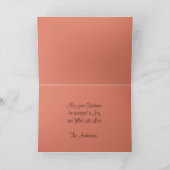 Pastel tekening van Kerstmis Whimsical Kaart (Binnen)