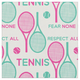 Pastel Tennis-patroon (zie beschrijving) Stof