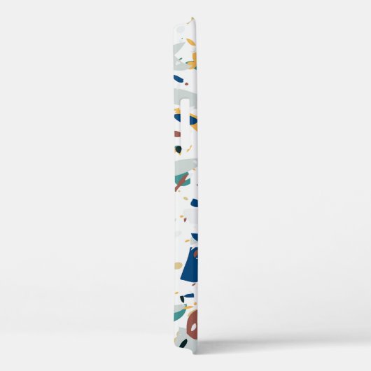Pastel Terrazzo: modern Abstract patroon. Case-Mate iPhone Case (Achterkant / Rechts)
