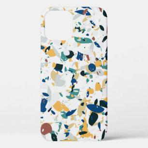 Pastel Terrazzo: modern Abstract patroon. Case-Mate iPhone Case