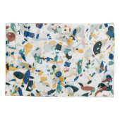 Pastel Terrazzo: modern Abstract patroon. Kussensloop (Achterkant)