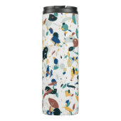 Pastel Terrazzo: modern Abstract patroon. Thermosbeker (Achterkant)