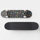 Pastel Terrazzo Persoonlijk Skateboard (Horizontaal)
