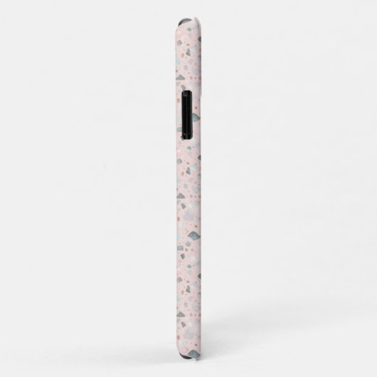 Pastel Terrazzo Print (roze) Case-Mate iPhone Case (Achterkant/rechts)