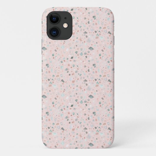 Pastel Terrazzo Print (roze) Case-Mate iPhone Case (Achterkant)