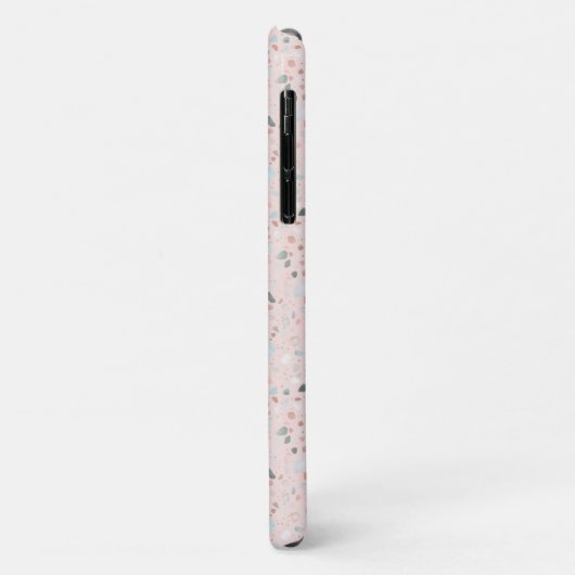 Pastel Terrazzo Print (roze) Case-Mate iPhone Case (Achterkant/links)