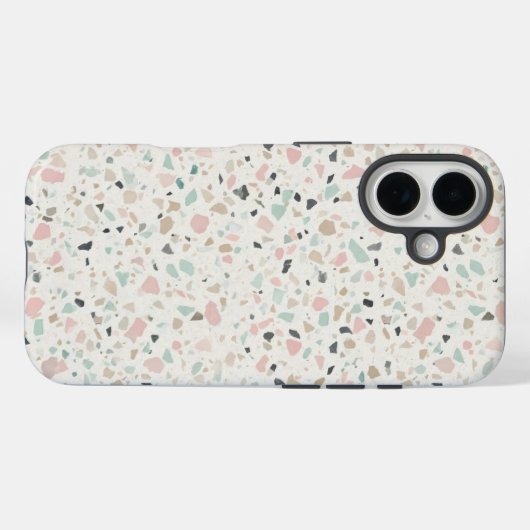 Pastel Terrazzo Speckle Pattern Case (Achterkant (horizontaal))