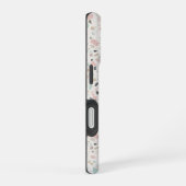 Pastel Terrazzo Speckle Pattern Case iPhone 16 Hoesje (Rechterkant)