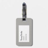 Pastel Texas, Texas Bagagelabel (Achterkant verticaal)