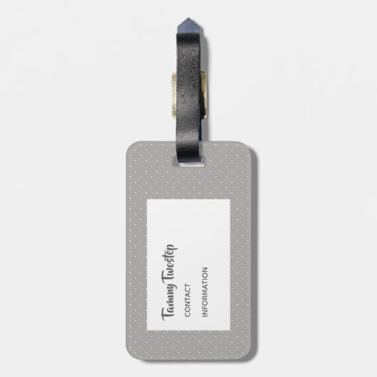 Pastel Texas, Texas Bagagelabel (Achterkant verticaal)