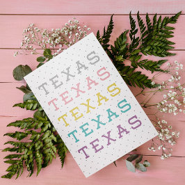 Pastel Texas, Texas Briefkaart