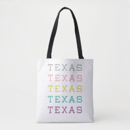 Pastel Texas, Texas Tote Bag