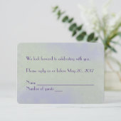 Pastel textuur RSVP Kaart (Staand voorkant)