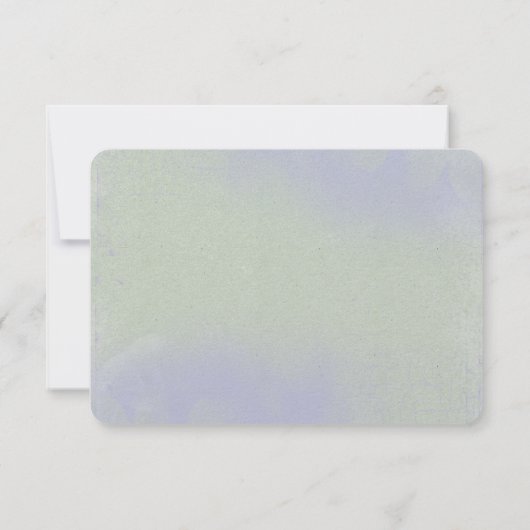 Pastel textuur RSVP Kaart (Achterkant)
