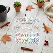 Pastel Thanksgiving Holiday Sticker Set