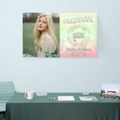 Pastel Tie Dye Afstuderen Afstuderen banner (Beurs)