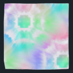 Pastel Tie Dye Bandana<br><div class="desc">patroon van pastelband</div>