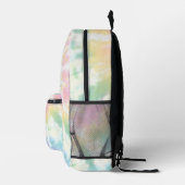 Pastel Tie Dye Bedrukte Rugzak (Rechts)