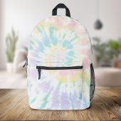 Pastel Tie Dye Bedrukte Rugzak