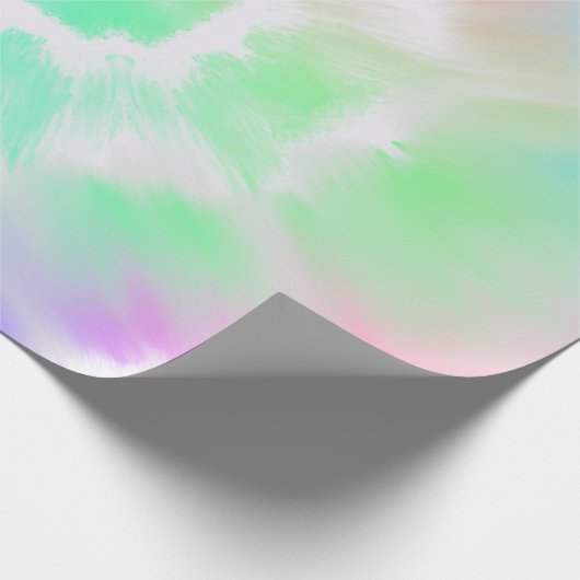 Pastel Tie Dye Cadeaupapier (Hoek)