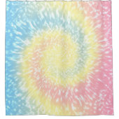 Pastel Tie Dye Colorful Batik Hippy Style Douchegordijn (Voorkant)