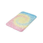 Pastel Tie Dye Hippie Swirl Badmat (Gekanteld)