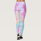 Pastel Tie Dye Leggings (Achterkant)