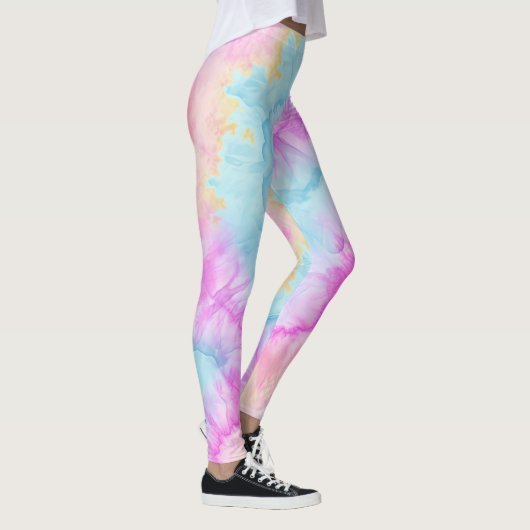 Pastel Tie Dye Leggings (Rechts)