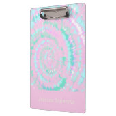 Pastel Tie Dye Pattern Personalized Cute Trendy Klembord (Links)