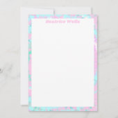 Pastel Tie Dye Pattern roze Aqua Mint Green (Voorkant)