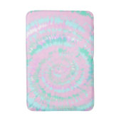 Pastel Tie Dye Pattern roze Aqua Mint Green Badmat (Voorkant Verticaal)