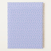 Pastel Tie Dye Pattern roze Aqua Mint Green Planner (Achterkant)