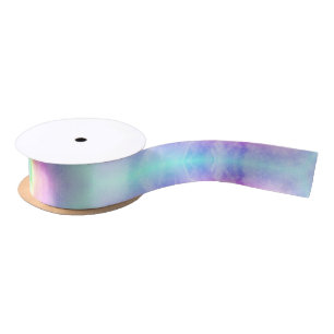 Pastel Tie Dye Rainbow Satijnen Lint