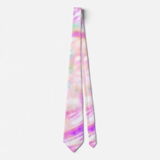 Pastel Tie Dye Stropdas (Voorkant)