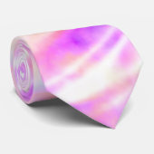 Pastel Tie Dye Stropdas (Opgerold)