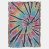 Pastel Tie Dye Swirl Deken (Voorkant Verticaal)