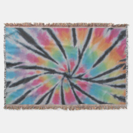 Pastel Tie Dye Swirl Deken