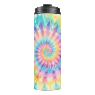 Pastel Tie Dye Thermosbeker