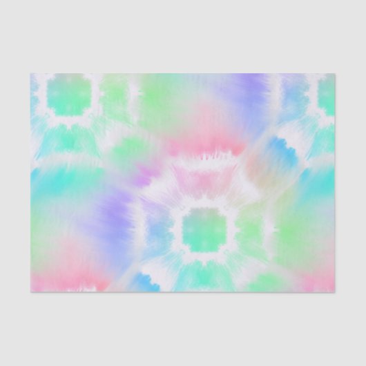 Pastel Tie Dye Tissuepapier (Voorkant)