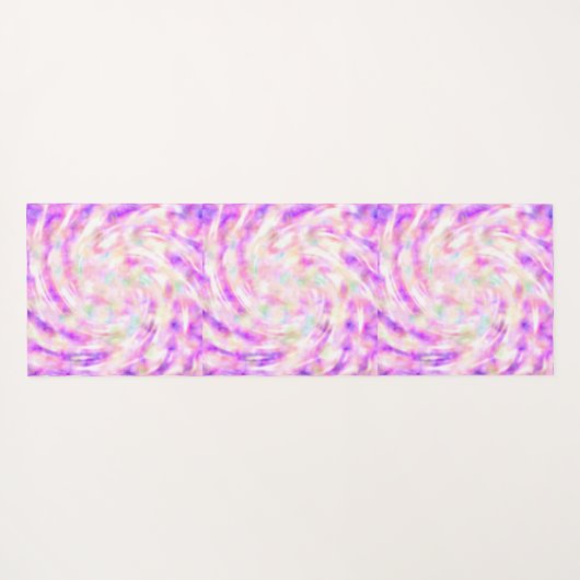Pastel Tie Dye Yoga Mat (Achterkant (horizontaal))