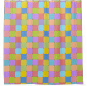 Pastel Tiles GSSC Douchegordijn (Voorkant)