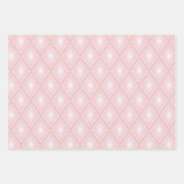 PASTEL TINTEN VAN ROZE & TAN PATRONEN INPAKPAPIER VEL