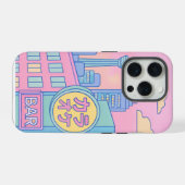 Pastel Tokio Dromen iPhone Hoesje (Achterkant horizontaal)