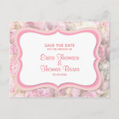 Pastel Tones Flowers Aankondigingskaart (Voorkant)