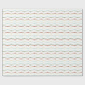 Pastel Tones Retro Icicles Cirkel Patroon Cadeaupapier (Vlak)